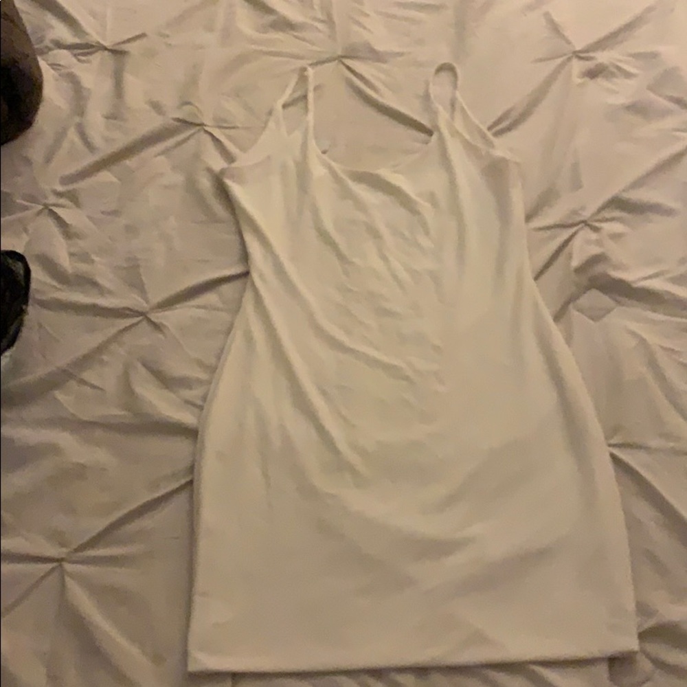 Mini white dress